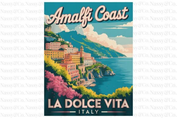 Download Amalfi Coast La Dolce Vita Summer PNG - Premium Resources