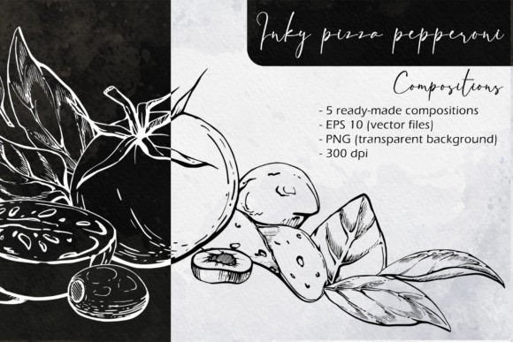 Download Inky Pizza Pepperoni: Compositions - Premium Bundle
