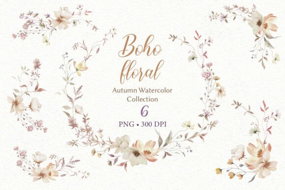 Download Hand Painted Boho Fall Collection - Boho fall Collection