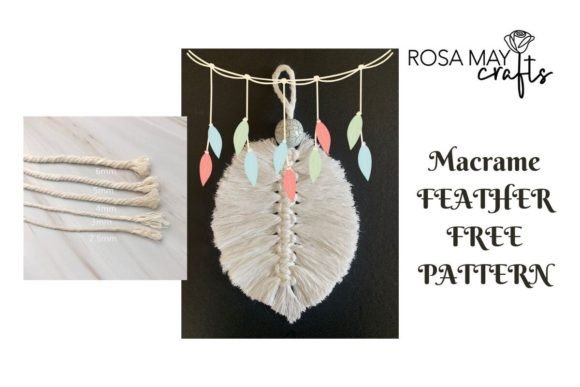 Download Macrame Feather Free Pattern - Free pattern Collection